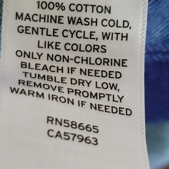 BP. Crop Flannel Button-Up Shirt in Blue Lucie Plaid NWOT - Picture 7 of 9